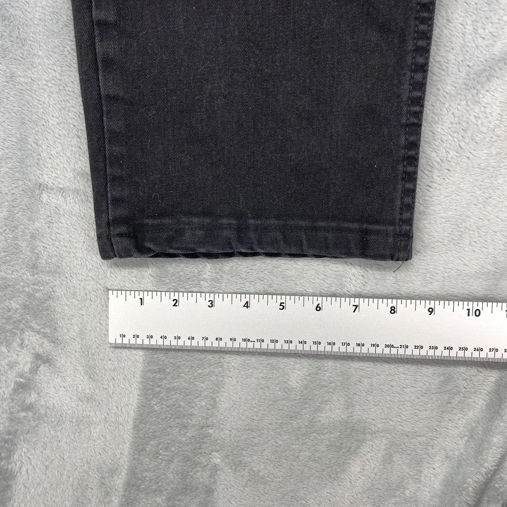 Levi's 514 Jeans Mens 40x30 (40x27) Black Denim Red Tab Straight Leg Streetwear‎